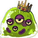 The Bloatriarch, a crowned, outraged bloat.