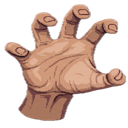 The Fingers, a severed grasping hand.